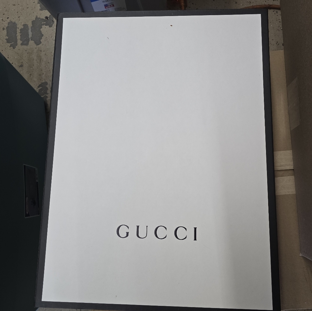 Gucci Classic White Box with Black Trim